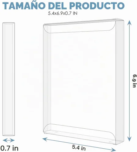 Vista 2 de Paquete de 10 fundas protectoras Steelbook compatibles con 4K UHD, Blu-Ray