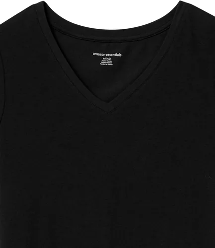 Vista 281 de Amazon Essentials Women's Regular-Fit Short-Sleeve Crewneck T-Shirt