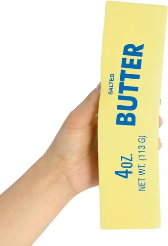 Vista 7 de Juguete sensorial para ansiedad con forma de palito de mantequilla gigante, juguete sensorial para aliviar el estrés, bola antiestrés Taba Squishies