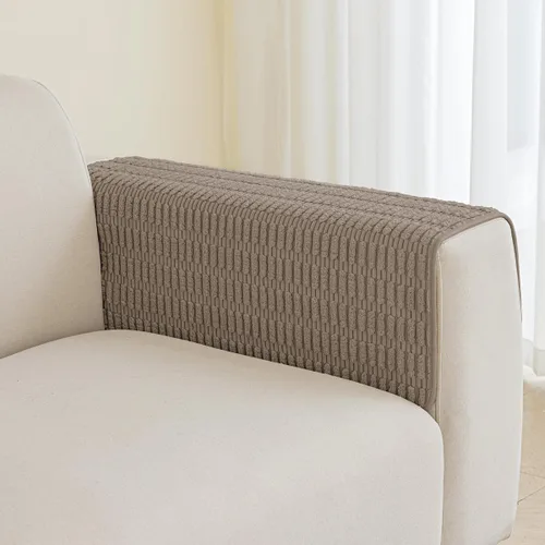 Vista 10 de Muamar Fundas para brazos de silla, fundas antideslizantes para brazos de sofá, fundas para reposabrazos de sofá, fundas para muebles, juego de 2