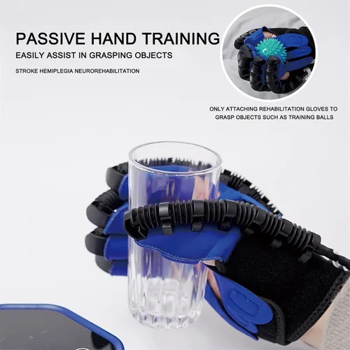 Vista 5 de Guantes de robot de rehabilitación para ambas manos, guantes de robot de rehabilitación de segunda generación con ambas manos, para pacientes