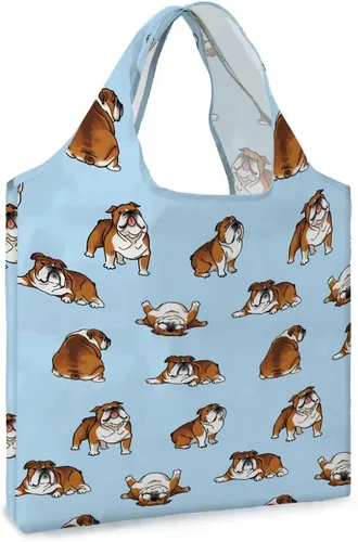 Vista 8 de WIRESTER Bolsa de comestibles reutilizable para mujer, bolsa de compras plegable, bonita bolsa de hombro, bolsa de playa Barnyard Pollo Gallos Verde
