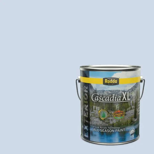 Vista 148 de Rodda Paint CASCADIA XL Pintura e imprimación satinada exterior en uno, cuarto de galón, Acapulco Dive