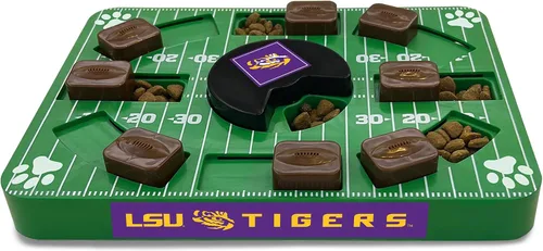 Vista 26 de Pets First NCAA Alabama Juguete de Rompecabezas Grande, Juguete de Tratamiento de Rompecabezas para Perros, Nuevo Tamaño Grande, Juguete Interactivo