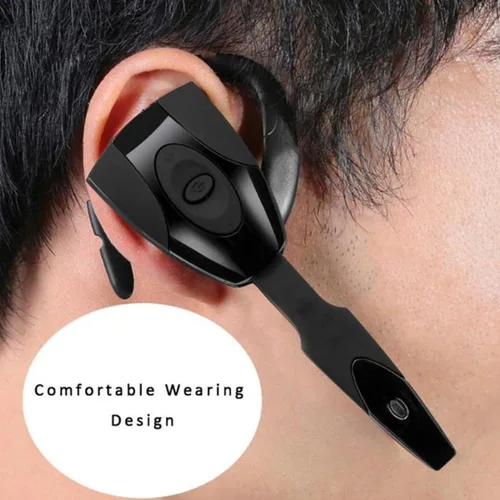 Vista 2 de Yoidesu Auriculares, V5.3 Auriculares Bluetooth de un solo oído con micrófono de cancelación de ruido, ultraligero recargable para teléfono celular