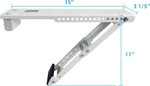 Vista 3 de Soporte de aire acondicionado de ventana ligero, hasta 85 libras, se adapta a unidad de A/C btu de 5K-10K