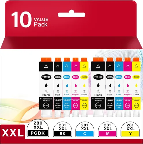 Vista 11 de Cartuchos de tinta 67 XL paquete combinado negro/color compatible con HP Ink 67 67XL de alto rendimiento, reemplazo para HP67 Work para impresora HP