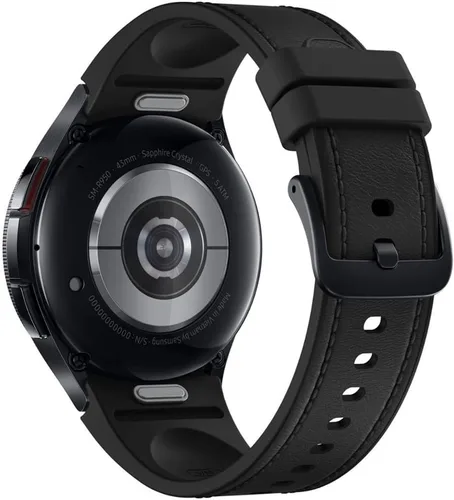 Vista 3 de Samsung Galaxy Watch 6 Classic 43mm, reloj inteligente con bisel giratorio, rastreador de fitness, coaching avanzado del sueño, monitor cardíaco