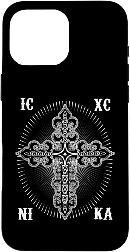 Vista 19 de IC XC Nika Cross Christogram Orthodox Christian Case for iPhone 17