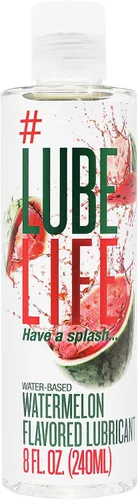Vista 9 de Lube Life - Lubricante personal a base de agua, sabor a pastel de cumpleaños, para hombres, mujeres y parejas, sin azúcar añadido, 8 onzas líquidas