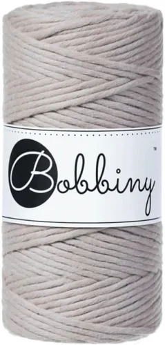 Vista 18 de Bobbiny Cordón regular de macramé de una sola capa de 0.118 pulgadas (azul), 108 yds/330 pies (100% algodón reciclado)