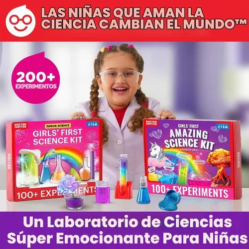Vista 2 de Doctor Jupiter Set de Regalo Científico Primero para Niñas de 4+ Set de Kit Científico Primero para Niñas y Kit Científico Increíble Ideas