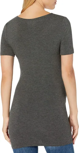 Vista 3 de Tienda Essentials Camiseta de maternidad de manga corta con cuello en V para mujer paquete de 2