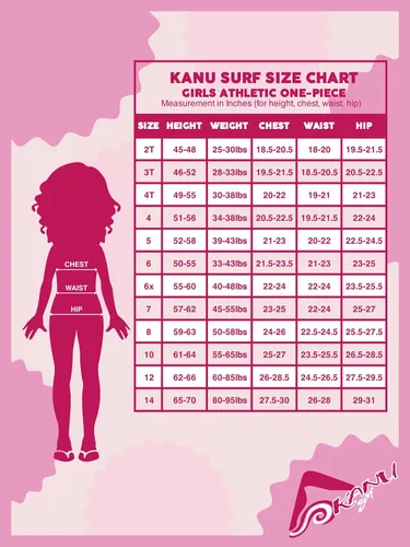 Vista 2 de Kanu Surf Traje de baño deportivo de una pieza Maggie Upf50Beach para niñas