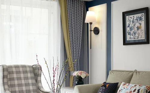 Vista 5 de Juego de 2 apliques de pared a pilas, no requiere cableado para la instalación, luz de pared regulable con control remoto, lámpara de pared de Negro
