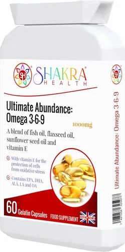 Vista 9 de Ultimate Abundance: Omega 3-6-9 El suplemento completo de aceite de pescado - Espiritualidad, ciencia y suplementos por Shakra Health