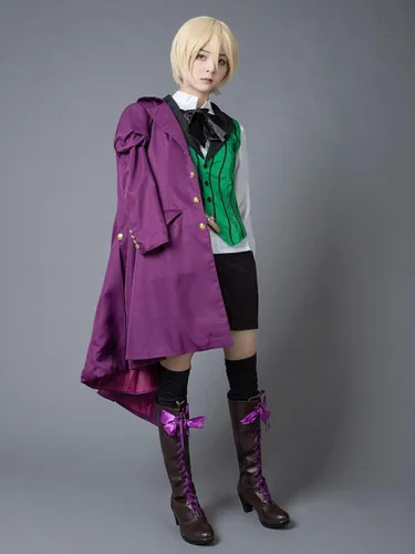Vista 2 de Cosfun Traje de Halloween Alois Trancy Cosplay Custome mp002451
