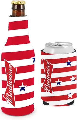 Vista 9 de Kolder Juego de latas y botellas con licencia Beer Coolie Insulator Sleeve Holder Huggie Bud Light Dilly Dilly