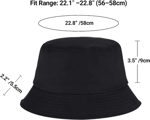 Vista 4 de Umeepar Paquete de 2 sombreros de algodón unisex para hombre y mujer
