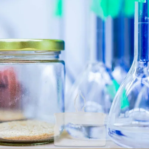 Vista 6 de iplusmile Botella de pesaje de laboratorio con tapa, paquete de 2 frascos de pesaje de vidrio de 1.57 x 1.96 pulgadas, botellas de pesaje científico