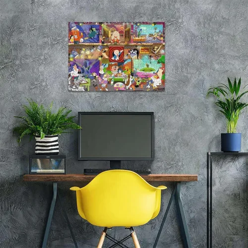 Vista 5 de Ravensburger Looney Tunes Studio - Rompecabezas de 1000 piezas para adultos