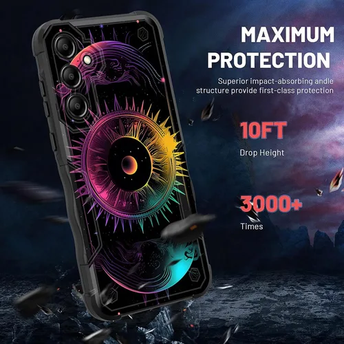 Vista 567 de Funda para Galaxy A14 5G, [Doble Capa][Protección contra Caídas de Grado Militar de 10 Pies] [Antideslizante] Funda Resistente a Prueba de Golpes