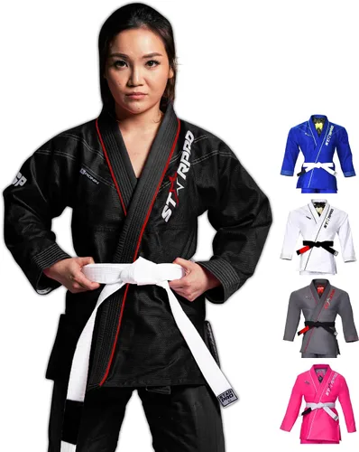 Vista 11 de Starpro Jiu Jitsu Gi brasileño - Gi ligero pre-encogido BJJ para hombres y mujeres