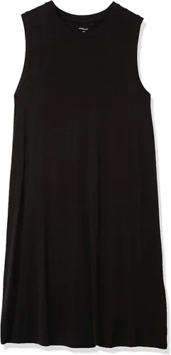 Vista 5 de Tienda Essentials - Vestido de jersey estilo swing sin mangas y de ajuste holgado para mujer (anteriormente de Daily Ritual)