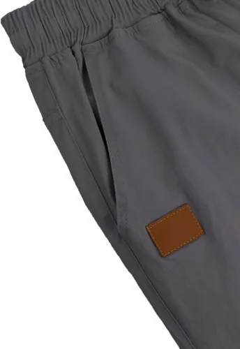 Vista 4 de Landtown Pantalones deportivos casuales para hombre, pantalones cargo de algodón, pantalones de entrenamiento para correr al aire libre con bolsillos