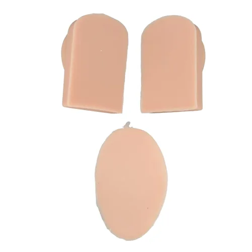 Vista 8 de El kit de accesorios de simulación educativa 3D incluye 1 modelo de nariz y boca y 1 par de modelos de oreja para práctica de sutura de perforación