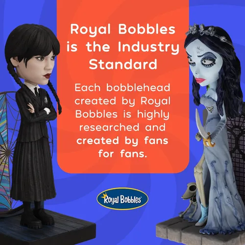Vista 8 de Royal Bobbles Willy Wonka & The Chocolate Factory - 8.9 pulgadas de alto - Estatua coleccionable de Bobblehead