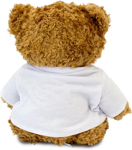 Vista 4 de Oso de peluche con la bandera de Venezuela, lindo y suave, regalo de cumpleaños de Navidad