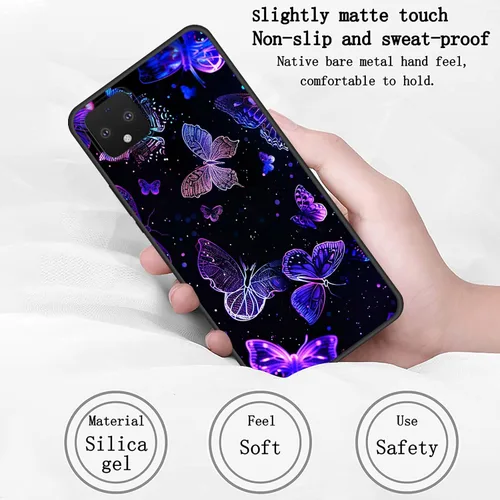 Vista 489 de Funda delgada para Google Pixel 4 XL, funda delgada de silicona de TPU suave a prueba de golpes para Google Pixel 4 XL, astronauta Galaxy