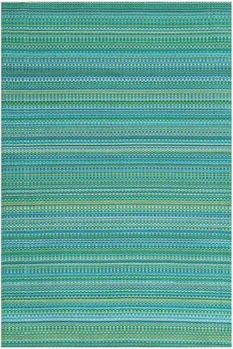 Vista 30 de Mad Mats® Alfombra geométrica para exteriores, tapete de plástico reversible (4 x 6 pies, tejido de cesta, piedra blanca)