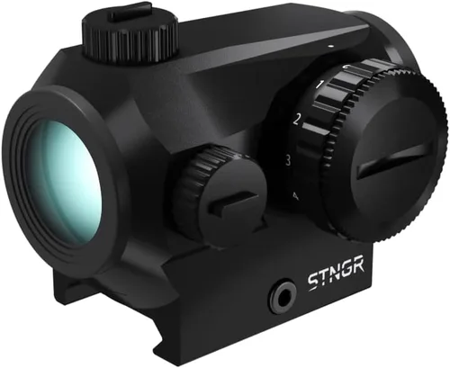 Vista 3 de STNGR Axiom II Red Dot Sight Bundle, 2 MOA con soporte QD incluido