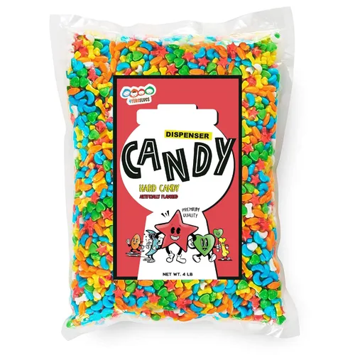 Vista 8 de Wee Winkers - 5 libras de caramelos a granel para máquina de dulces, el relleno perfecto para tu máquina de chicles, formas variadas con sabor a