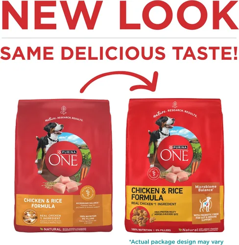 Vista 2 de Purina ONE SmartBlend - Alimento seco natural para perros adultos