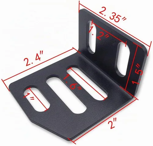 Vista 3 de Soportes de montaje laterales ajustables universales súper bajos compatibles con asiento de carreras RNG Recaro Racing Bride