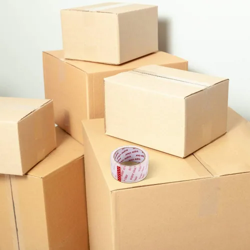 Vista 7 de I GO Cinta de embalaje transparente, repuesto de cinta de embalaje para envío de cajas de mudanza, sellado de almacenamiento de correo, 1.88