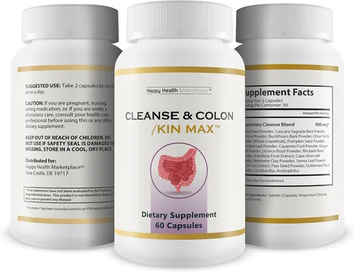 Vista 4 de Cleanse & Colon / Kin Max - Nuestra mejor limpieza de colon - Desintoxicación de limpieza de colon con probióticos - Nuestra mejor limpieza de colon