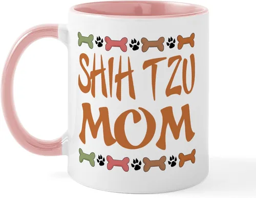 Vista 17 de CafePress Angel Shih Tzu In Clouds Taza de café de cerámica de 11 oz (11.0 fl oz)