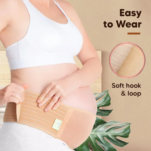 Vista 8 de KeaBabies Banda de apoyo para el vientre posparto 3 en 1 y banda de apoyo para el vientre del embarazo – Banda para el vientre posparto – Bandas