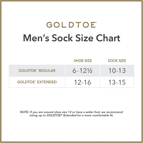 Vista 3 de GOLDTOE Men's Harrington Crew Socks, Multipairs