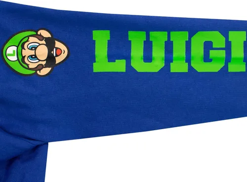 Vista 7 de SUPER MARIO Sudadera con capucha y cremallera para niños Mario y Luigi para niños