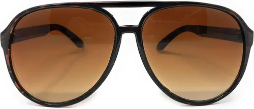 Vista 2 de WebDeals Retro Gafas de sol de aviador de plástico estilo años 70 para adultos
