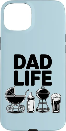 Vista 9 de Dad Life Beer Stroller Bottle Grill Adorable Father Case for iPhone 16