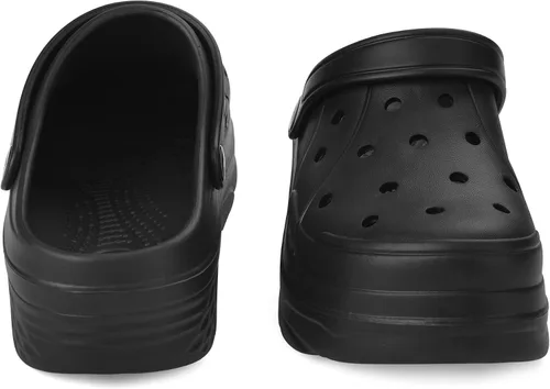Vista 5 de VONMAY Zuecos de plataforma para mujer, zapatos de jardín con soporte para el arco, cómodas sandalias de meter para la playa