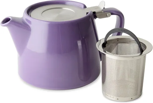 Vista 2 de Tetera FORLIFE Stump con tapa SLS e infusor, de 18 onzas, púrpura