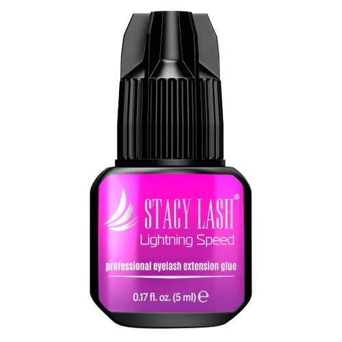 Vista 2 de Pegamento de extensiones de pestañas Lightning Speed – Stacy Lash 0.2 fl oz + 1.5 fl oz imprimación/0.3 segundos Tiempo de secado/retención – 6-8