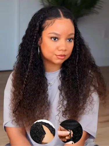 Vista 12 de Julia Hair - Peluca BOB sin nudos de 30 cm con cierre de encaje HD de 7x5, rubio con raíces marrones, corte recto y desflecado, prearrancada, nudos